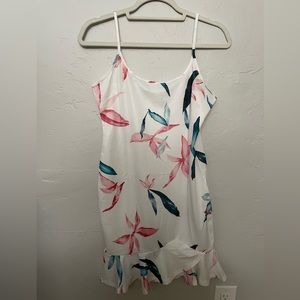 Small floral mini dress